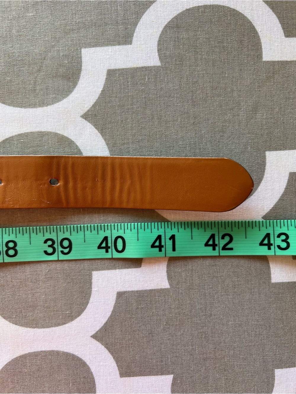 Ralph Lauren Cork-Textured Belt with Gold Buckle - Picture 6 of 6